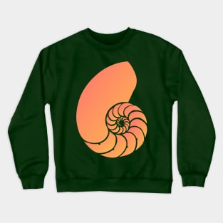 Ammonite Cephalopod Fossil Design Crewneck Sweatshirt